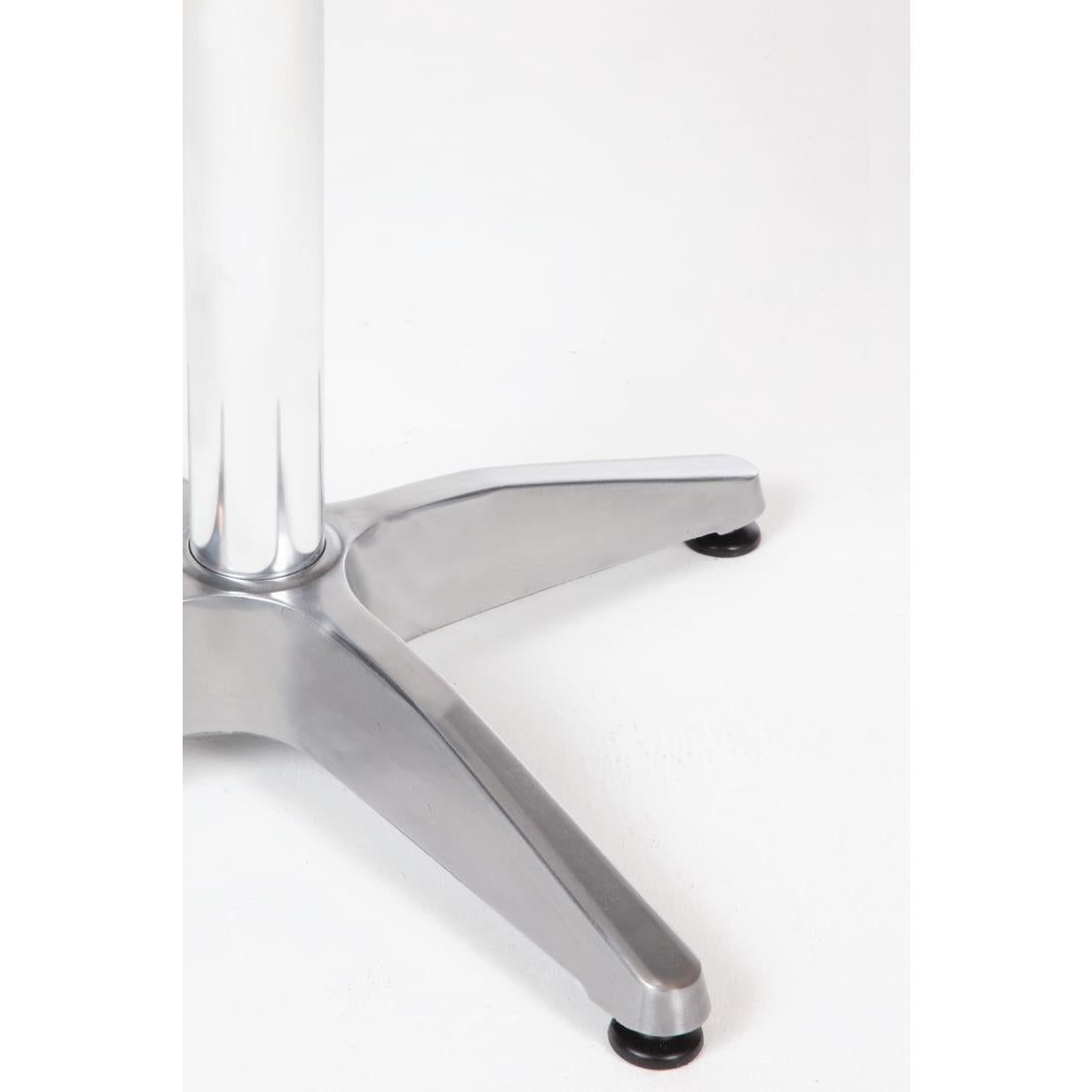U425 Bolero Bistro ronde RVS tafel 60cm grijs