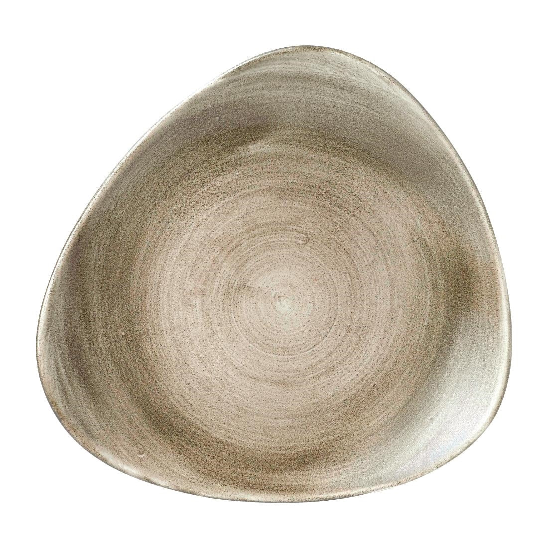 FD863 Churchill Stonecast Patina Antique Taupe Lotus Bord 25.4cm (12 stuks)