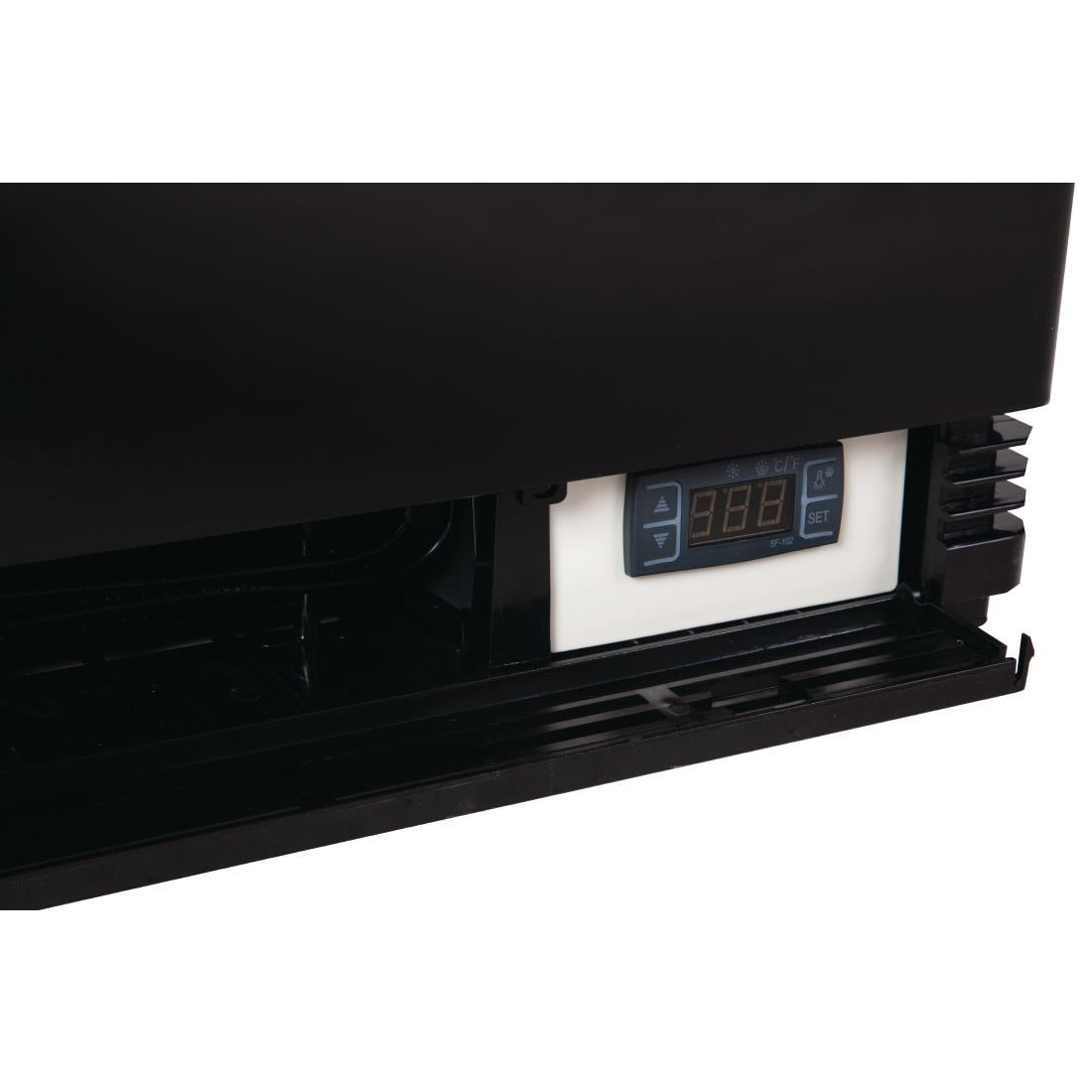 G211 Polar C-serie koelvitrine zwart 68L
