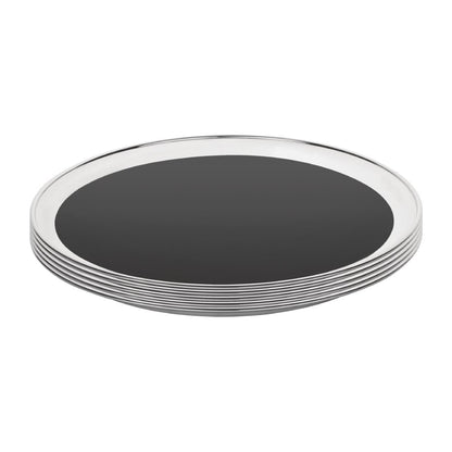 CM438 Olympia RVS antislip dienblad rond 35,5cm