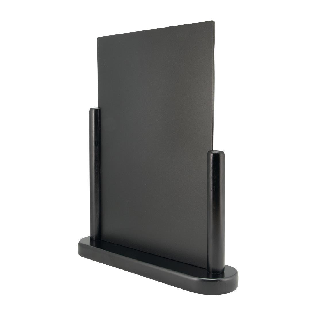 CU902 Securit Elegant groot tafelkrijtbord Hout met zwarte lakafwerking