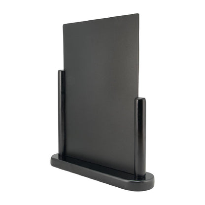 CU902 Securit Elegant groot tafelkrijtbord Hout met zwarte lakafwerking