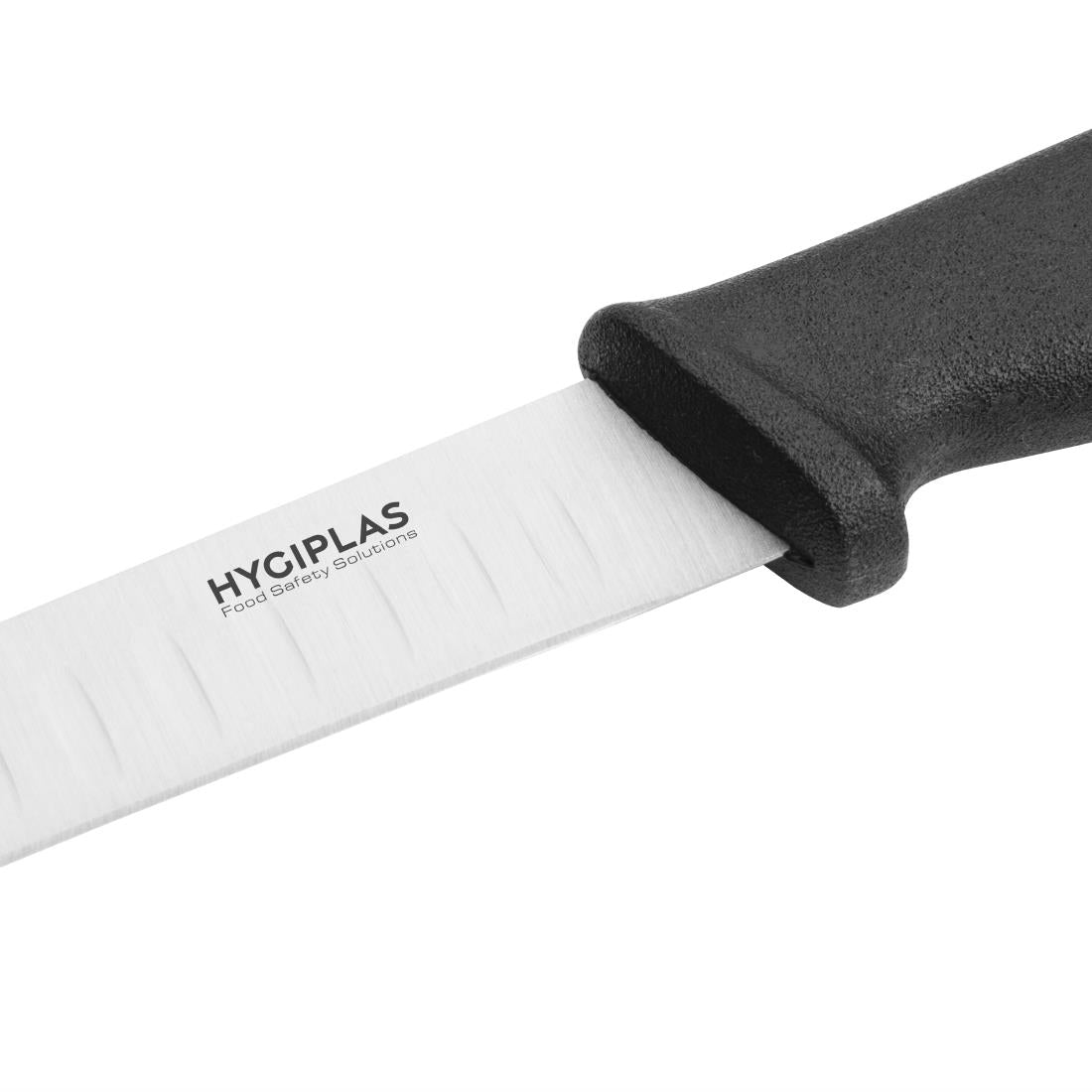 C420 Hygiplas gegolfd officemes 12,5cm zwart