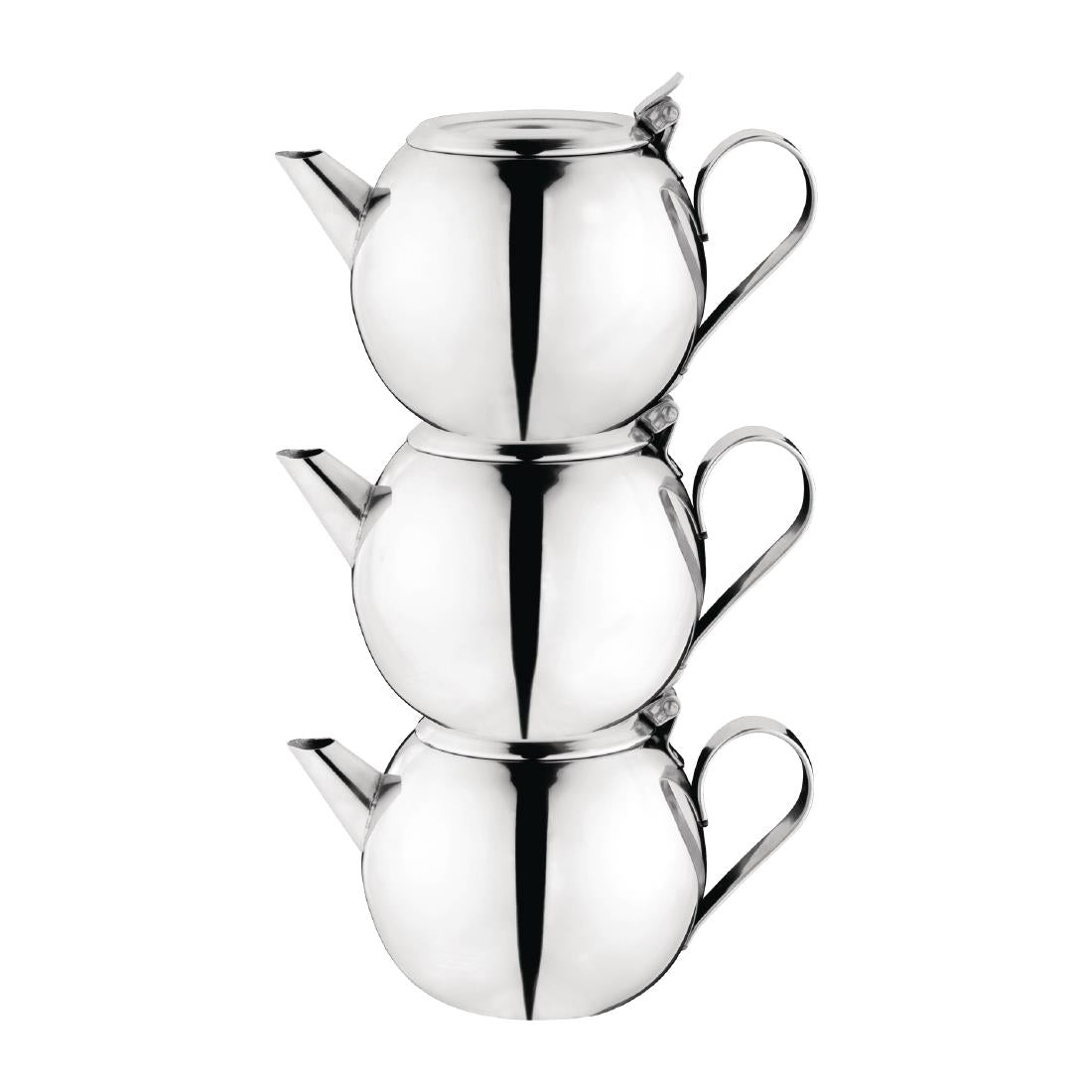 GF993 Olympia RVS stapelbare theepot 0,5Ltr