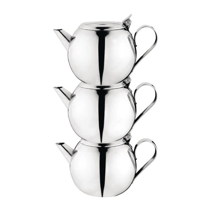 GF993 Olympia RVS stapelbare theepot 0,5Ltr