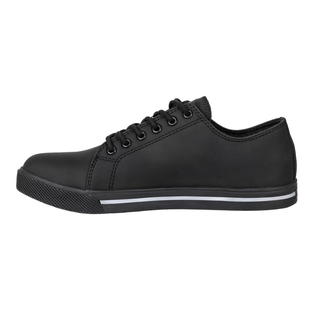 BA060-42 Slipbuster veiligheidssneakers van gerecyclede microvezels matzwart 42