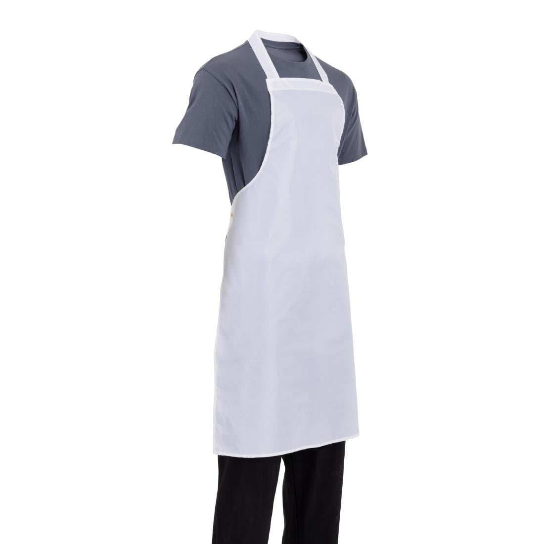 A897 Whites waterdicht schort wit