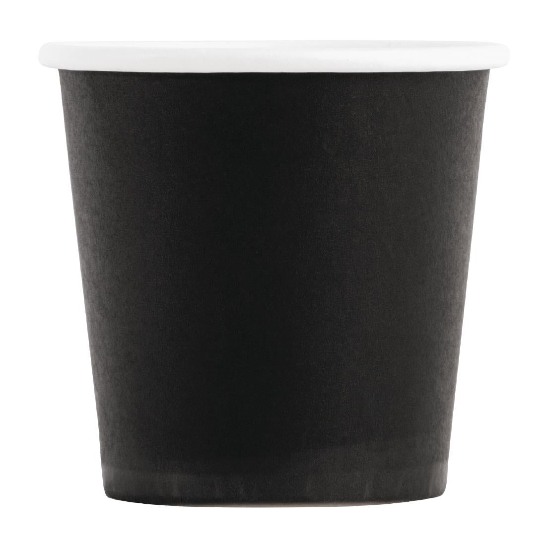 GF019 Fiesta Recyclable disposable espressobekers zwart 12cl (50 stuks)
