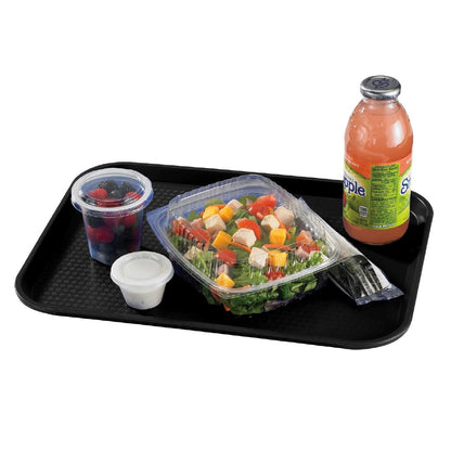 DE312 Cambro polypropyleen fastfood dienblad zwart 410mm