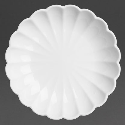 JB396 Olympia Bloom Geschulpte Kommen Wit 230mm (6 stuks)