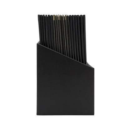 CU929 Securit Classic lederstijl 20 sets 4x A4 menukaarten in 1 doos (1 dubbele inleg inbegrepen)