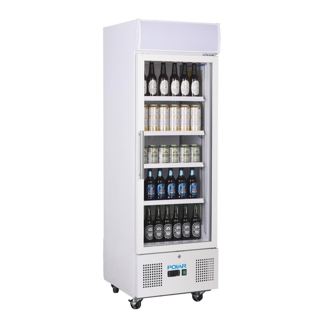 DM075 Polar G-serie display koeling 218L wit