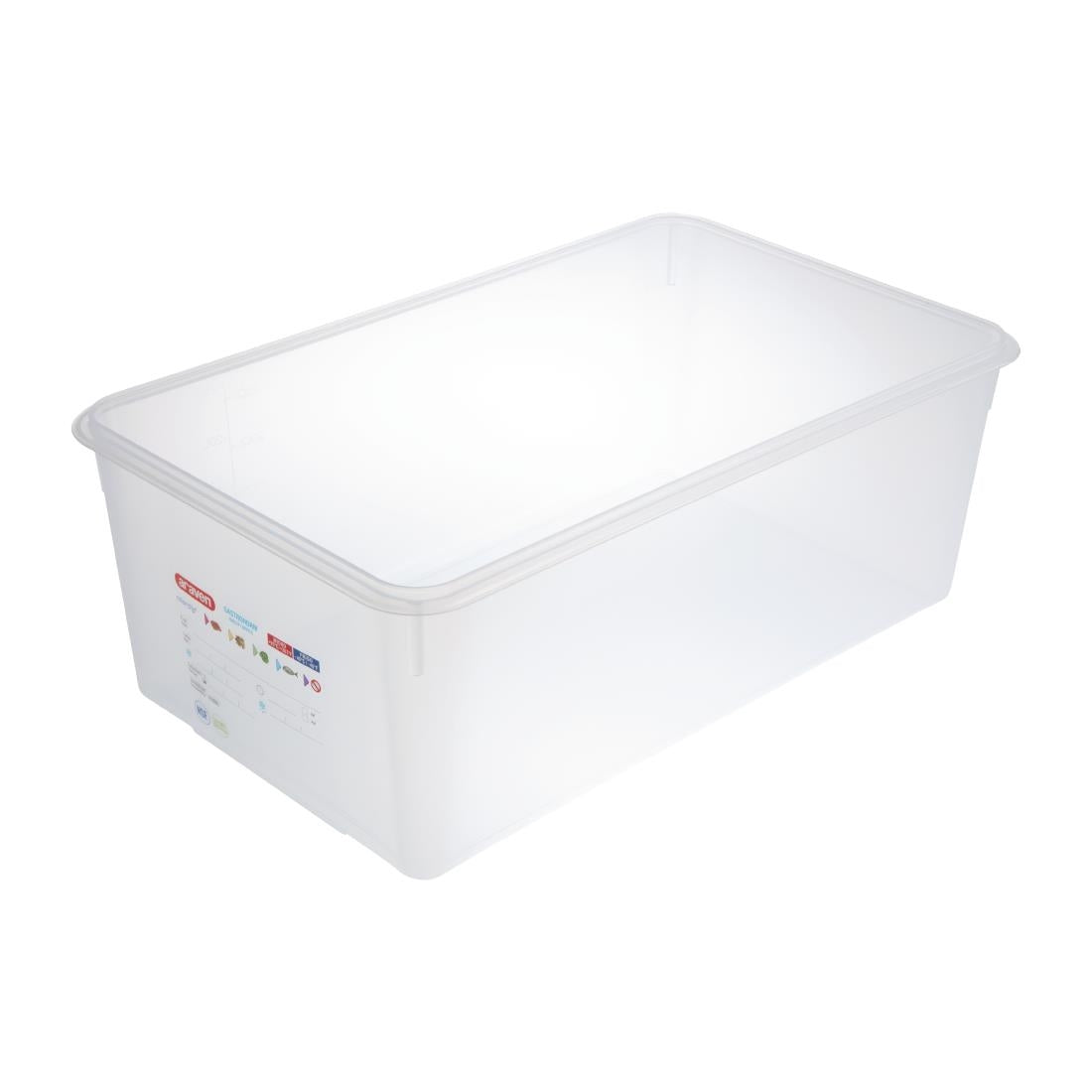 DL984 Araven GN 1/1 voedseldoos met deksel 28Ltr (4 stuks)