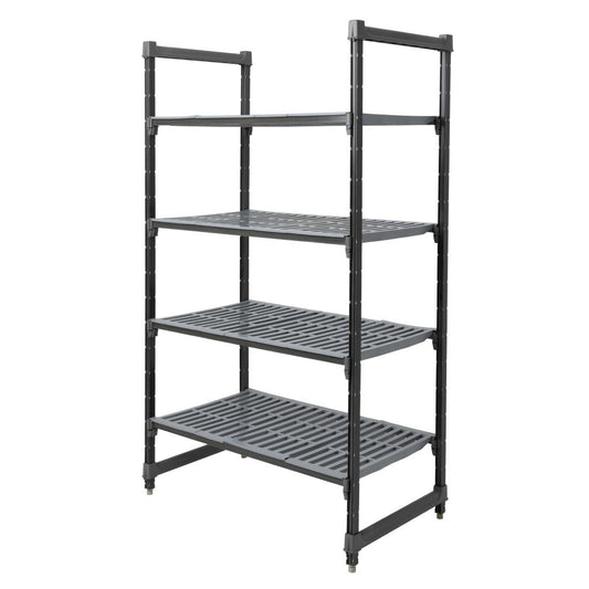 DM773 Cambro stelling 183cm hoog 4 schappen - 61cm diep - 107cm breed