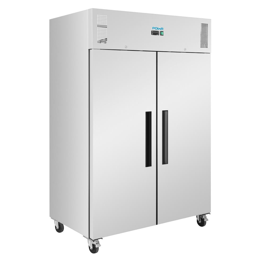 PG594 Polar G-Serie dubbeldeurs staande koelkast met geforceerde lucht 1200Ltr