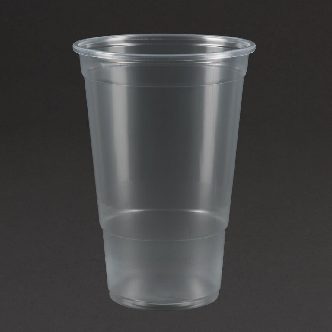 U380 eGreen kunststof disposable bierbeker 590ml tot rand (1000 stuks)