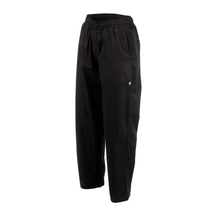 A695-M Chef Works unisex baggy koksbroek zwart M
