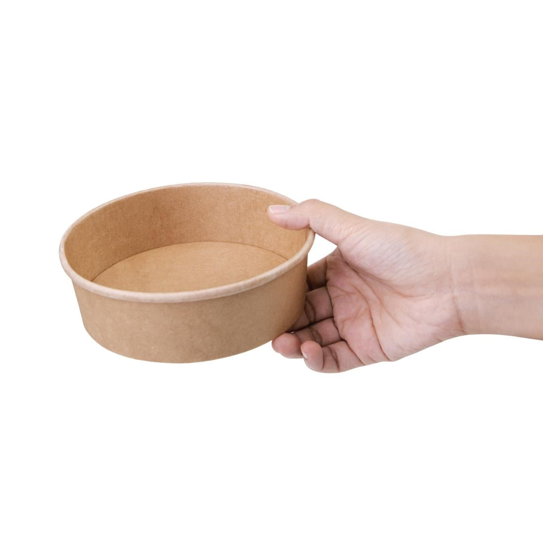 FB196 Fiesta Compostable ronde kraft saladeschaal 50cl (300 stuks)