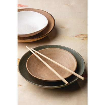FC735 Olympia Build A Bowl Platte Kom Aardebruin 25x4,5cm (4 Stuks)
