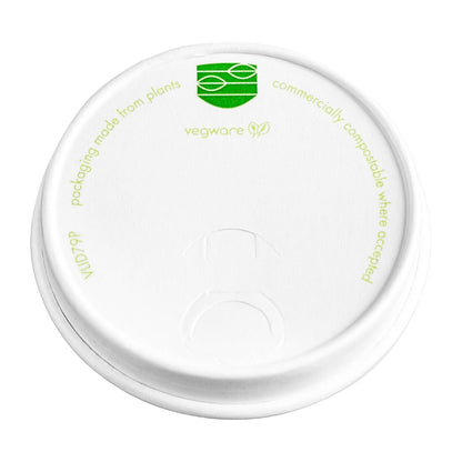 CF888 Vegware 79-Serie composteerbare koffiebeker deksels (1000 stuks)