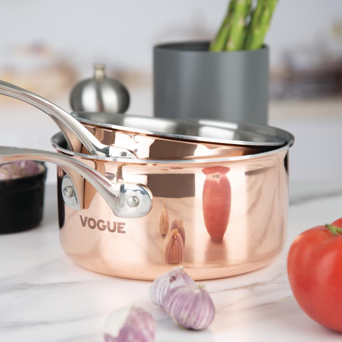 CM675 Vogue Triwall koperen inductie steelpan 18cm