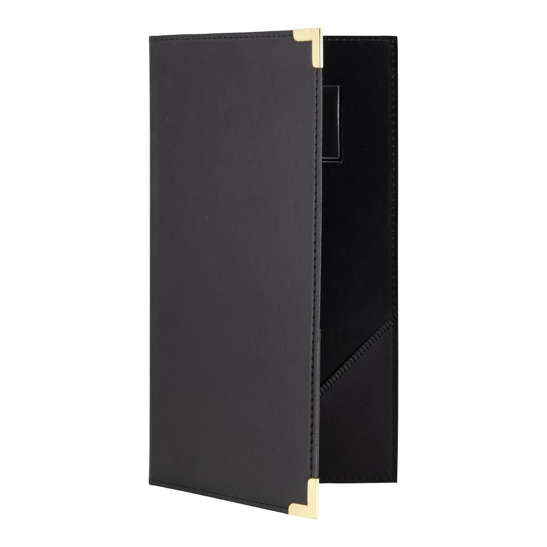 DP725 Securit classic lederen bankbiljettenpresentator zwart