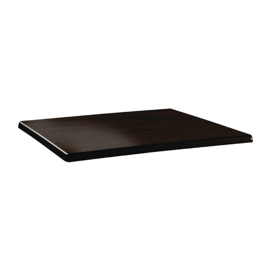 DR926 Topalit Classic Line rechthoekig tafelblad wengé 120x80cm