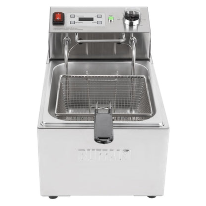 CU622 Buffalo Enkel Elektrische Friteuse met Timer 5Ltr