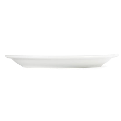 CB489 Olympia Whiteware Borden Met Smalle Rand 23cm (12 Stuks)