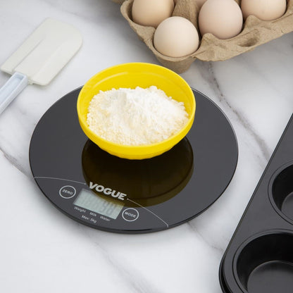 GG017 Vogue elektronische ronde weegschaal 5kg