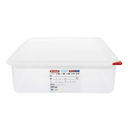 GL260 Araven GN 1/1 voedseldoos met deksel 13,7Ltr (4 stuks)