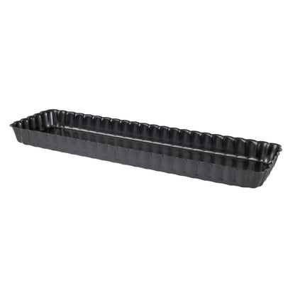 CY117 De Buyer rechthoekige anti-kleef taartvorm met losse bodem 35,6cm