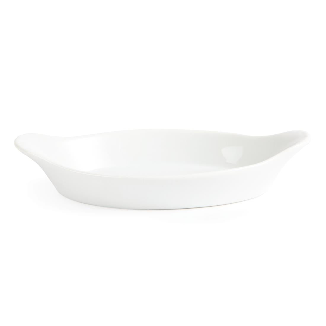 W411 Olympia Whiteware ovale gratineerschalen 29x16,6cm (6 stuks)