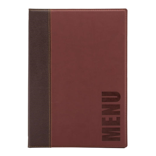 H717 Securit Trendy menumap A4 wijnrood