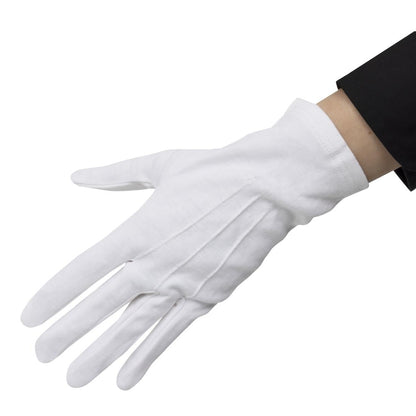 A546-M Heren serveerhandschoenen wit M