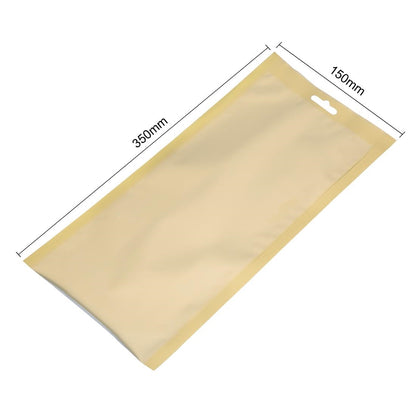 JA024 Vogue goudkleurige kamervacuümzakken 150x350mm (100 stuks)
