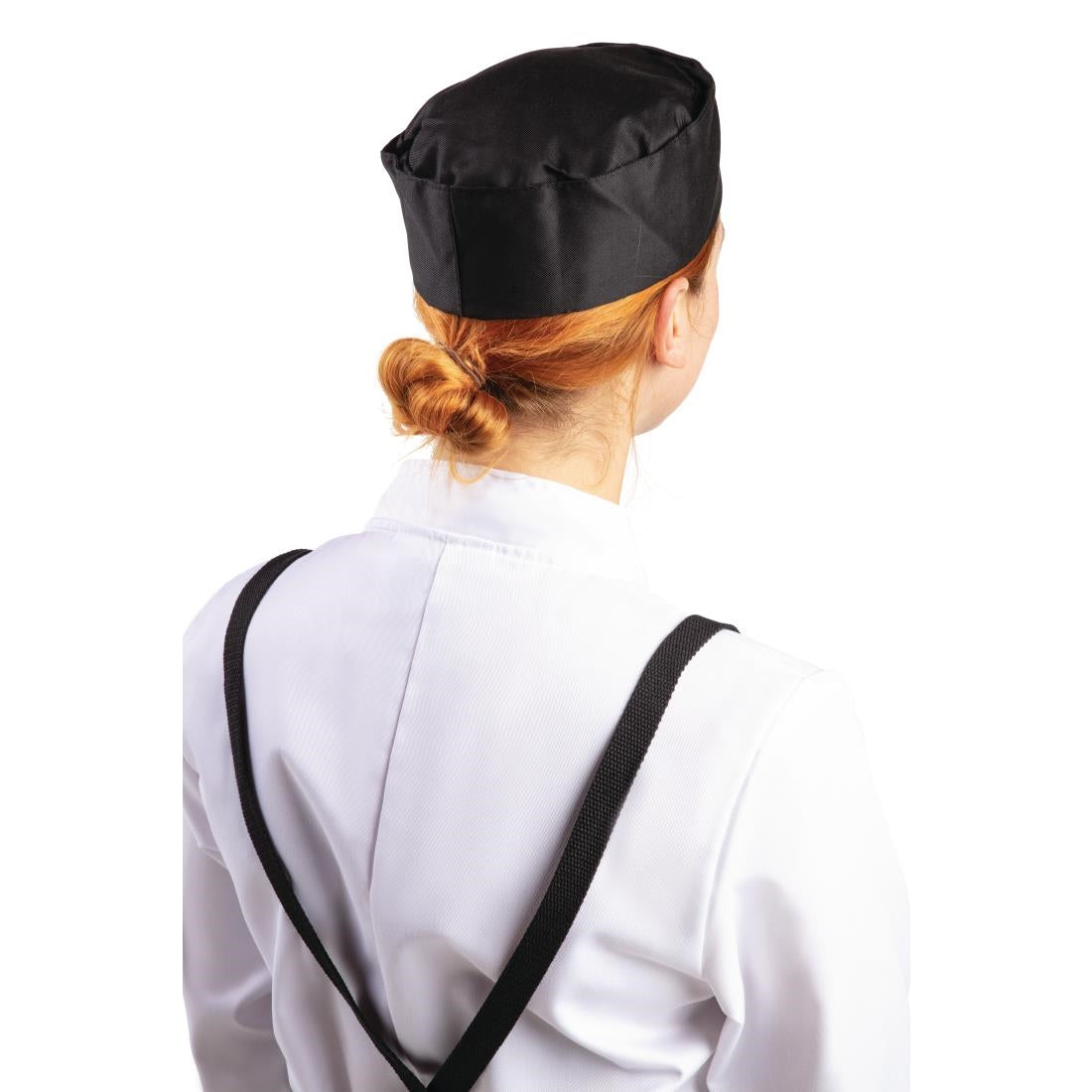 A206-XL Whites unisex polykatoen skullcap zwart XL