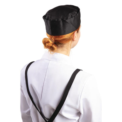 A206-XL Whites unisex polykatoen skullcap zwart XL