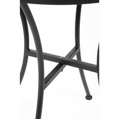 SA819 Bolero ronde stalen bistrotafel zwart 60cm (15 stuks)