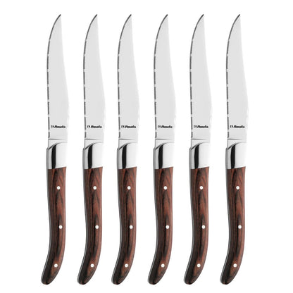 CU065 Amefa Royal Steakmes Palissanderhout (6 stuks)