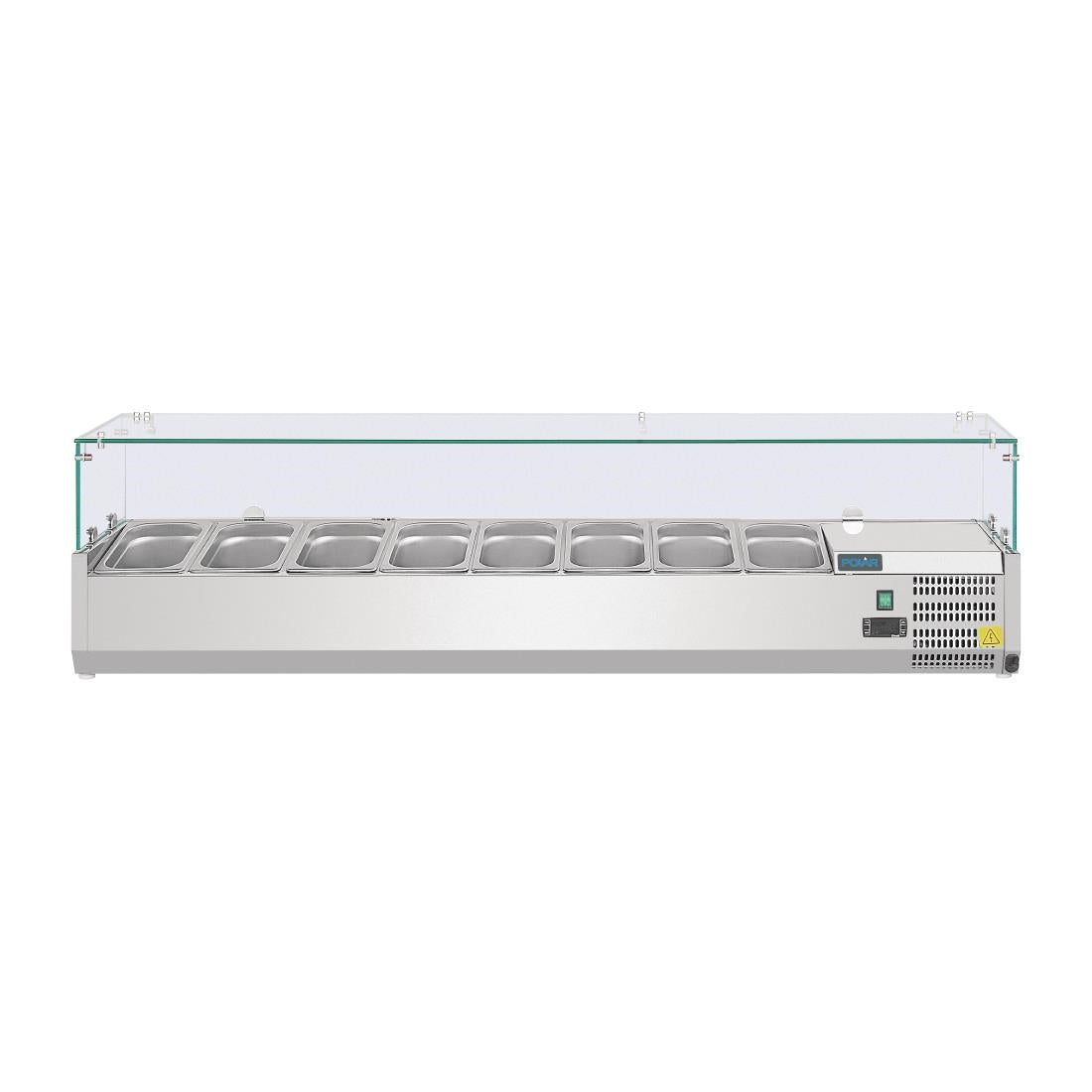G610 Polar G-serie opzetkoelvitrine 8x GN 1/4