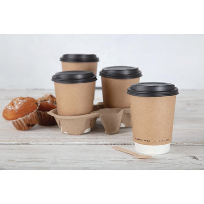 DK398 Fiesta Compostable biologisch afbreekbare houten theelepels (100 stuks)