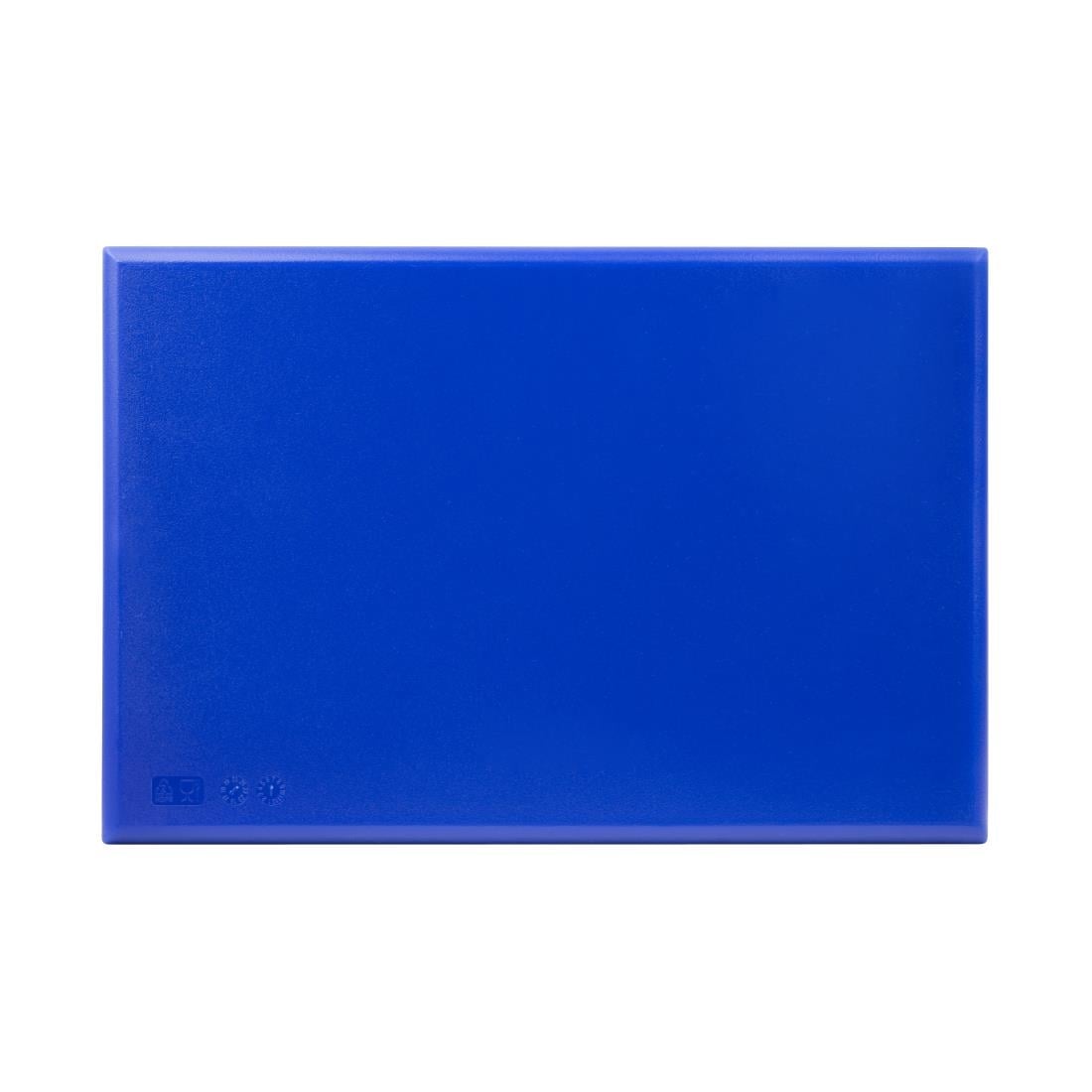 J036 Hygiplas HDPE snijplank blauw 450x300x25mm