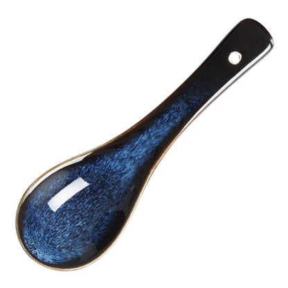DZ771 Olympia Luna Middernachtblauwe Soeplepels (12 stuks)