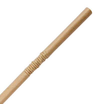 FB141 Fiesta Compostable composteerbare papieren buigrietjes kraft (250 stuks)