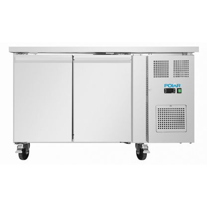 UA105 Polar U-Series slanke dubbeldeurs koelwerkbank
