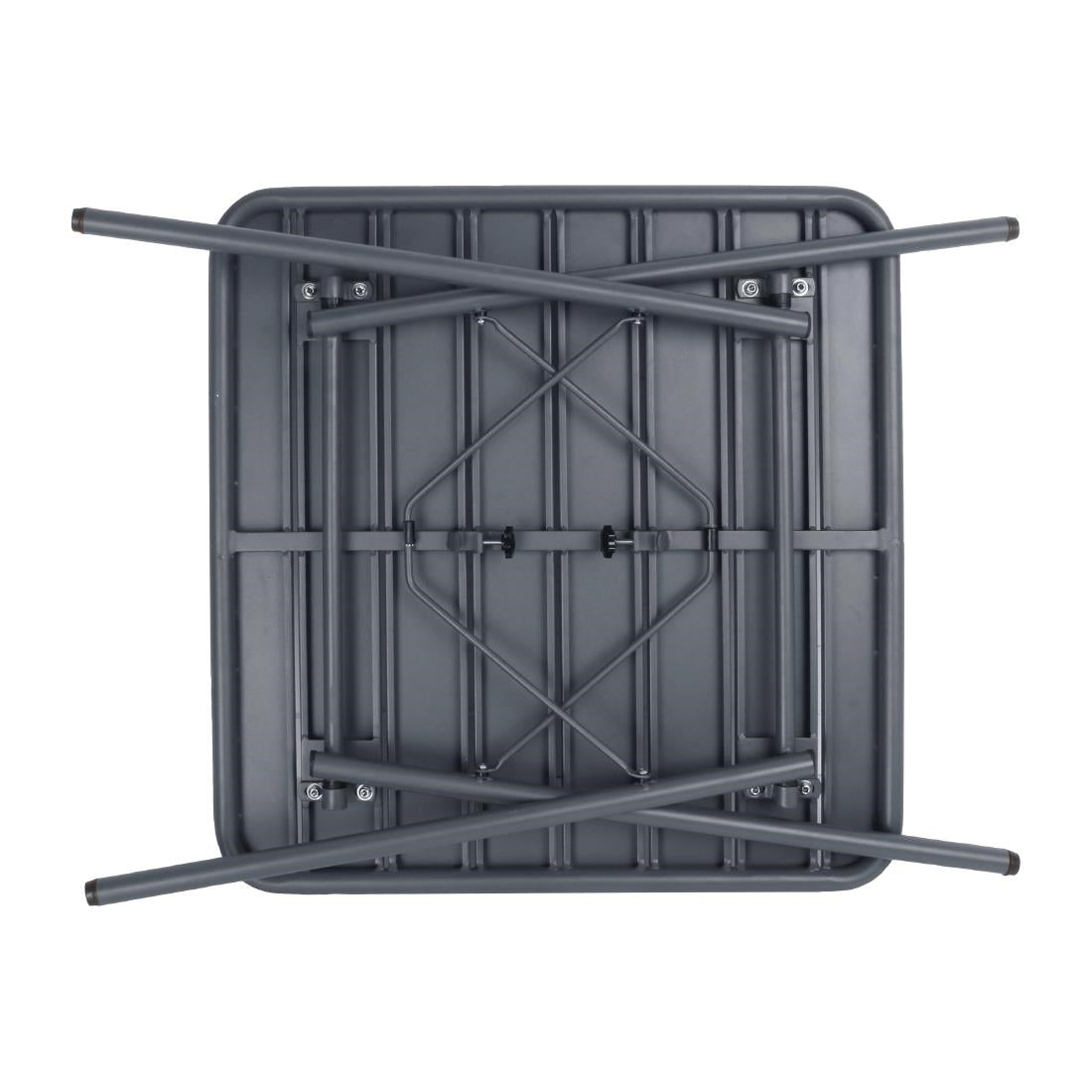 CS730 Bolero vierkante stalen tafel grijs 70cm