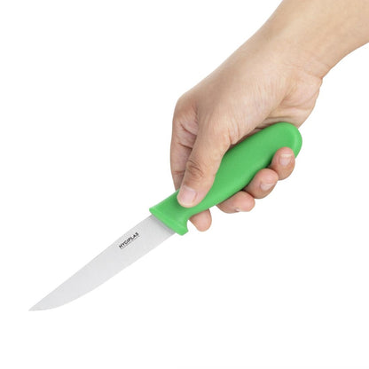 C862 Hygiplas gekarteld groentemes 10cm groen