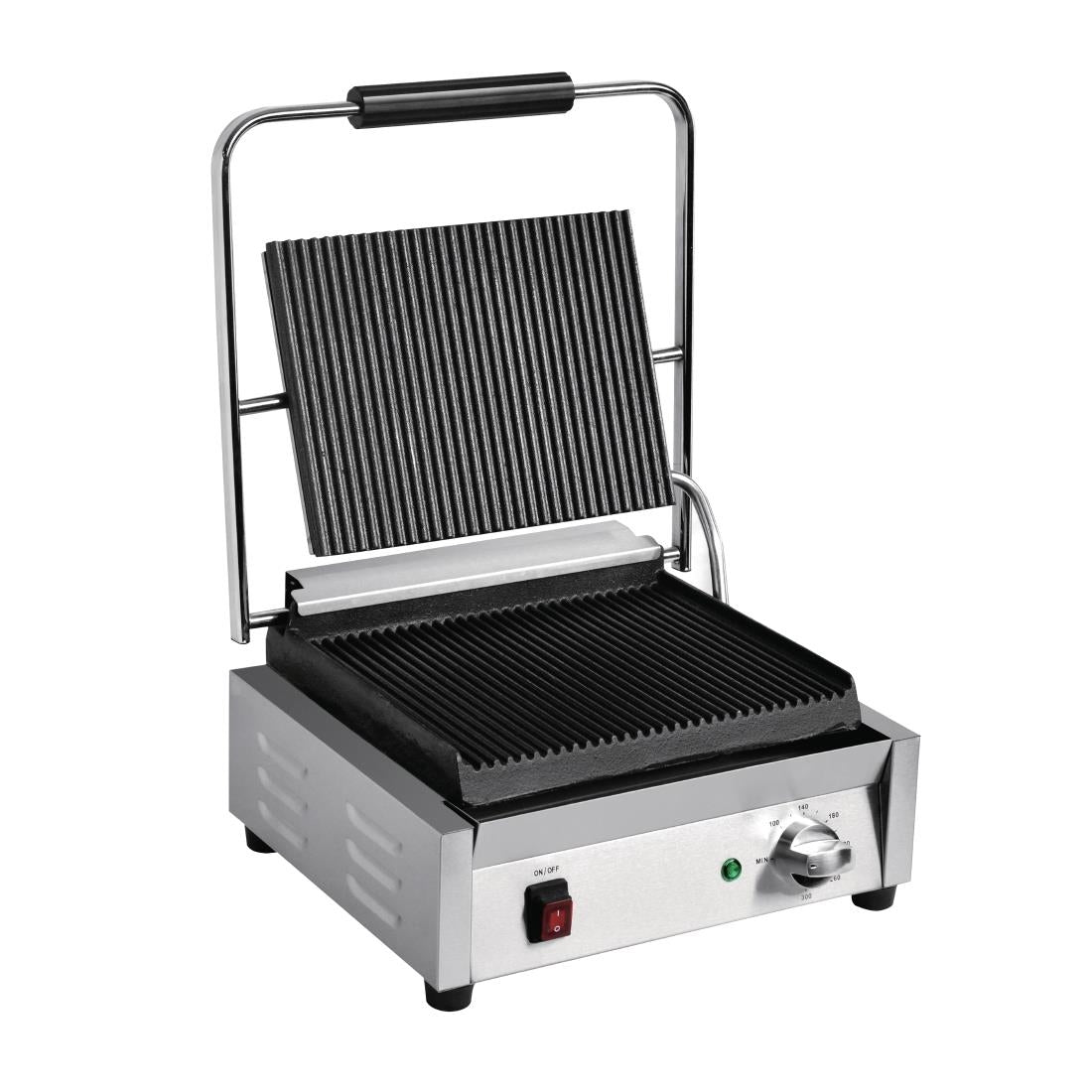 DY995 Buffalo Bistro enkele contactgrill groot groef/groef
