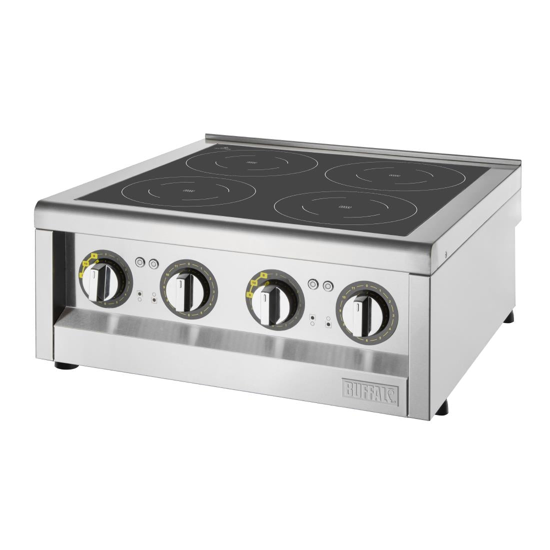 FU219 Buffalo 600 Serie 4 Zone Inductiekookplaat 2 x 3Kw. Let Op: Alleen Aanrechtmodel. Onderkast Wordt Apart Verkocht.